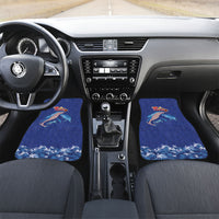 Hawaiian Sea Animals Car Mats Whales Shark and Turtle Guardians with Tribal Pattern