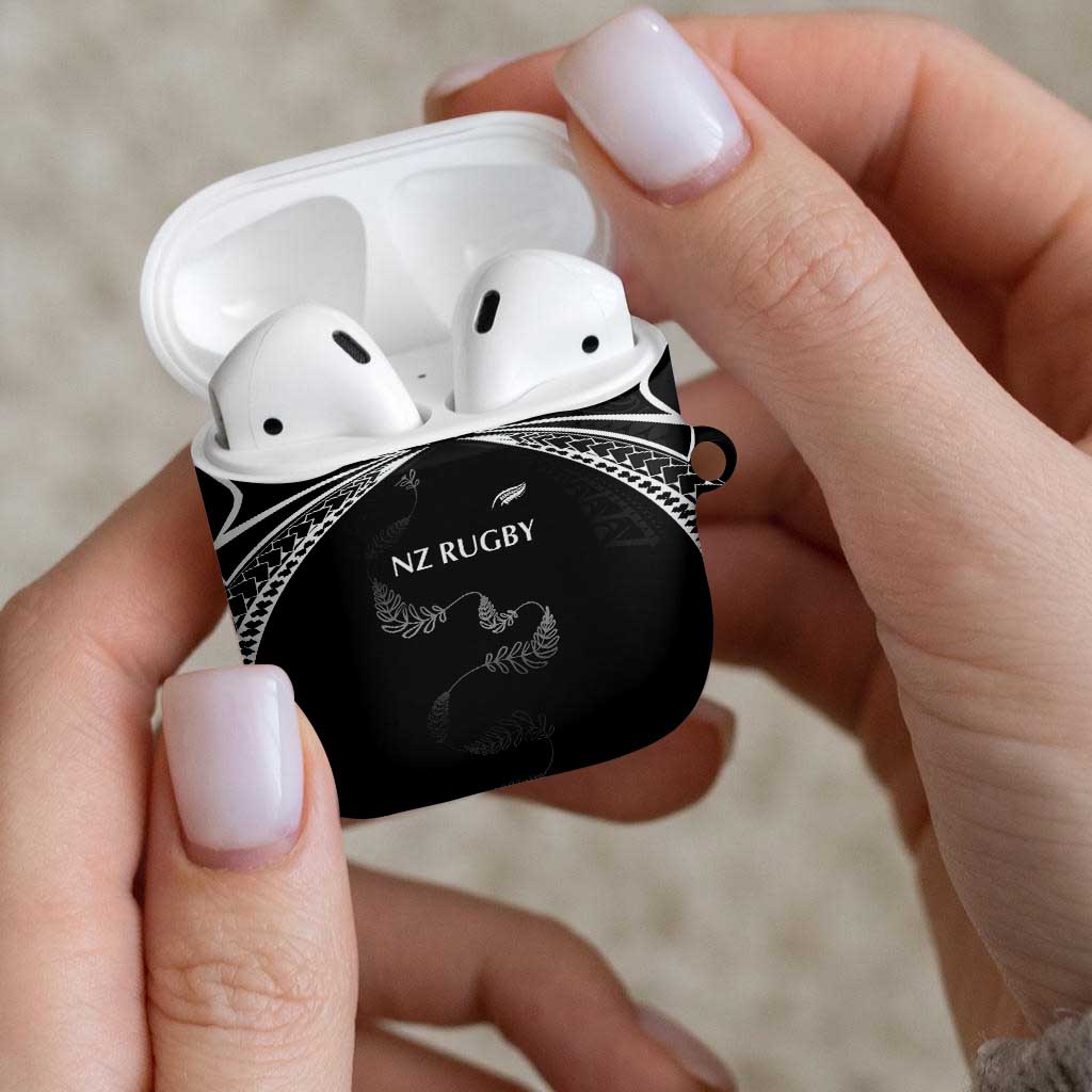 New Zealand Rugby AirPods Case Aotearoa Armour Blacks Silver Ferns LT03 - Polynesian Pride