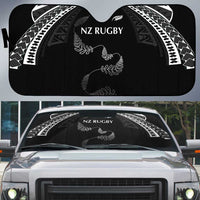 New Zealand Rugby Auto Sun Shade Aotearoa Armour Blacks Silver Ferns LT03 Black - Polynesian Pride