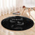 New Zealand Rugby Round Carpet Aotearoa Armour Blacks Silver Ferns - Polynesian Pride