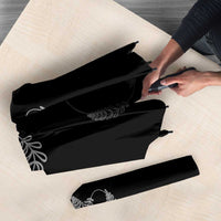 New Zealand Rugby Umbrella Aotearoa Armour Blacks Silver Ferns - Polynesian Pride