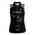 New Zealand Rugby Custom Women Sleeveless Polo Shirt Aotearoa Armour Blacks Silver Ferns - Polynesian Pride