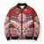 Tonga Rugby Custom Bomber Puffer Jacket Mana o Tonga-Tribal Heritage Edition Red Color - Polynesian Pride