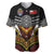 Tonga Rugby Custom Baseball Jersey Mana o Tonga-Tribal Heritage Edition Black Color - Polynesian Pride