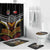 Tonga Rugby Bathroom Set Mana o Tonga-Tribal Heritage Edition Black Color - Polynesian Pride