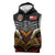 Tonga Rugby Custom Sleeveless Hoodie Mana o Tonga-Tribal Heritage Edition Black Color - Polynesian Pride
