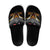 Tonga Rugby Slide Sandals Mana o Tonga-Tribal Heritage Edition Black Color - Polynesian Pride