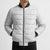 Tonga White Sunday Bomber Puffer Jacket Tongan Tribal Heritage Tattoos - Polynesian Pride