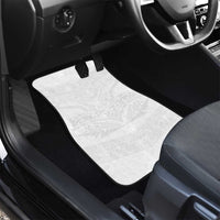 Tonga White Sunday Car Mats Tongan Tribal Heritage Tattoos - Polynesian Pride