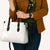 Tonga White Sunday Leather Bag Tongan Tribal Heritage Tattoos - Polynesian Pride