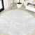 Tonga White Sunday Round Carpet Tongan Tribal Heritage Tattoos - Polynesian Pride