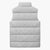 Tonga White Sunday Sleeveless Puffer Jacket Tongan Tribal Heritage Tattoos - Polynesian Pride
