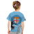 Personalised Fiji Kid T Shirt Tapa Pattern Fijian Coat of Arms and Palm Tree LT03 - Polynesian Pride