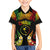 Personalised Chuuk Independence Day Kid Hawaiian Shirt Polynesian Tattoo and Plumeria Reggae Color