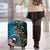 Fiji and Australia Kangaroos Luggage Cover Indigenous Aboriginal and Fijian Masi Tribal Tattoo