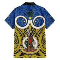 Vanuatu Tafea Province Family Matching Mermaid Dress and Hawaiian Shirt Pig Tusk Mix Maori Pattern and Namele Leaf LT03 - Polynesian Pride