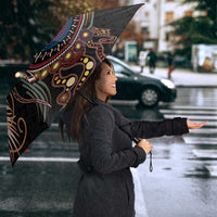 Papua New Guinea and Australia Together Umbrella Bird of Paradise and Kangaroo Melanesian Aboriginal Motifs LT03 - Polynesian Pride