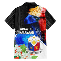 Philippines Independence Day Family Matching Short Sleeve Bodycon Dress and Hawaiian Shirt Philippines Eagle and Sampaguita Jasmine Yakan Tribal LT03 - Polynesian Pride
