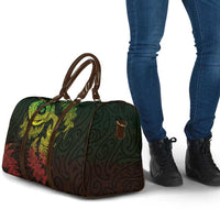 New Zealand Sea Animals with Maori Tribal Tattoo Travel Bag Shark Manta Ray with Silver Fern Reggae LT03 - Polynesian Pride