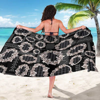 Hawaiian Leis Sarong Kakau Tattoos and Palaka Pastel Grayscale