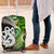 New Zealand Koru Natural Luggage Cover Manaia and Silver Fern Maori Pattern