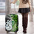 New Zealand Koru Natural Luggage Cover Manaia and Silver Fern Maori Pattern