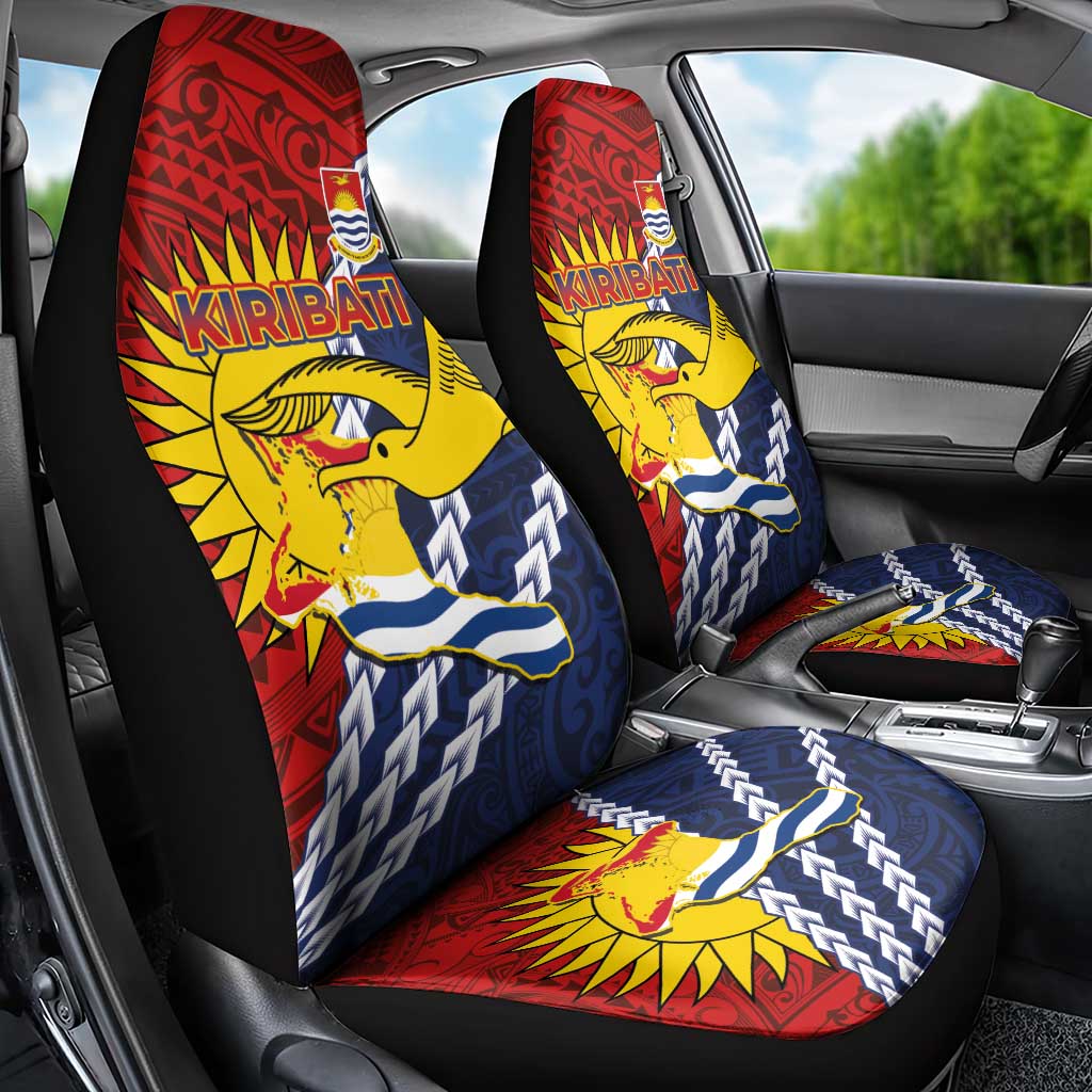 Kiribati Independence Day Car Seat Cover Polynesian and Melanesian Art Tattoo LT03 - Polynesian Pride