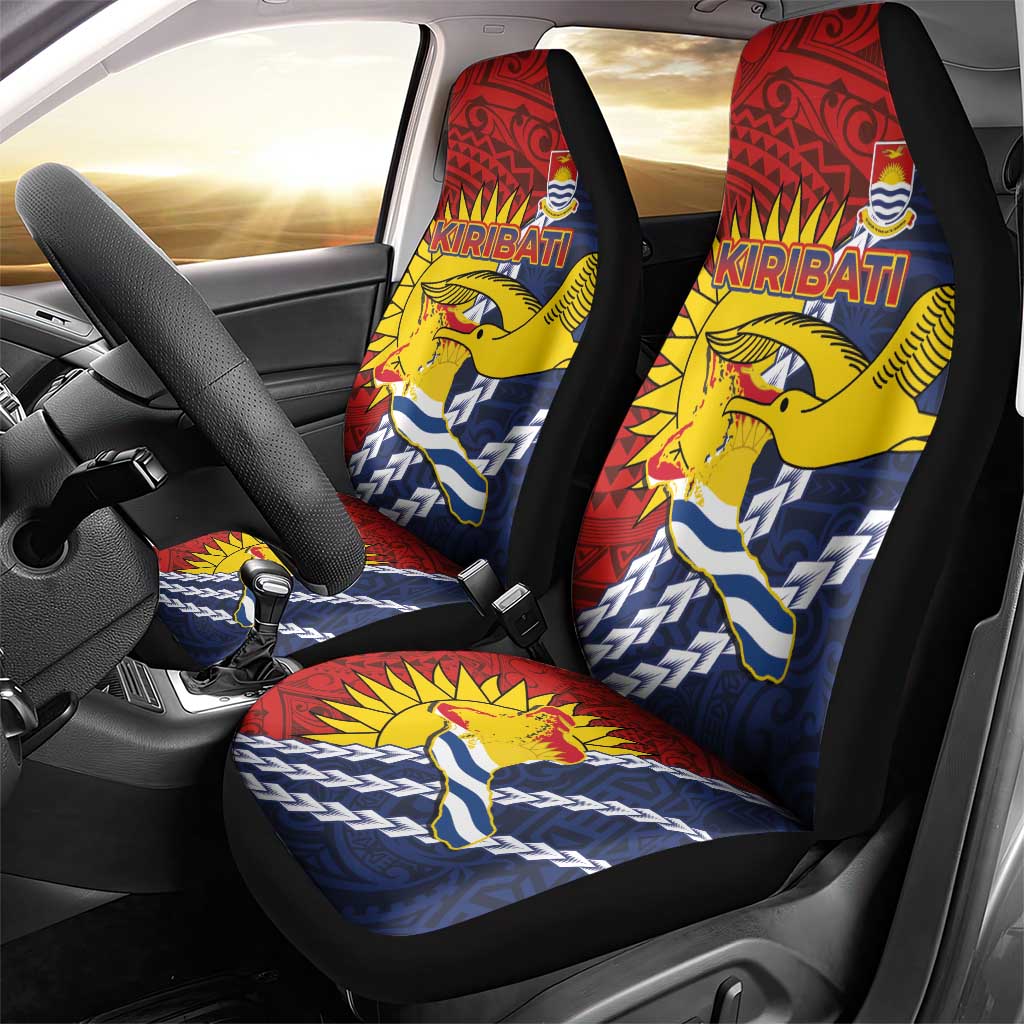 Kiribati Independence Day Car Seat Cover Polynesian and Melanesian Art Tattoo LT03 - Polynesian Pride