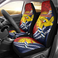Kiribati Independence Day Car Seat Cover Polynesian and Melanesian Art Tattoo LT03 - Polynesian Pride