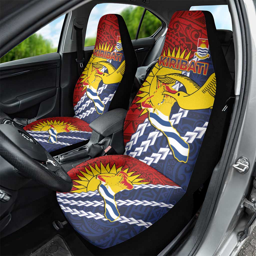 Kiribati Independence Day Car Seat Cover Polynesian and Melanesian Art Tattoo LT03 - Polynesian Pride