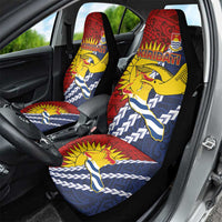 Kiribati Independence Day Car Seat Cover Polynesian and Melanesian Art Tattoo LT03 - Polynesian Pride