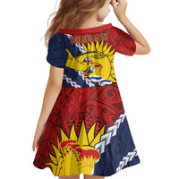 Kiribati Independence Day Family Matching Mermaid Dress and Hawaiian Shirt Polynesian and Melanesian Art Tattoo LT03 - Polynesian Pride