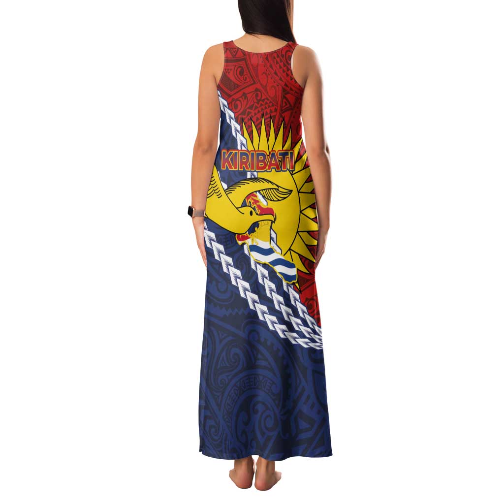 Kiribati Independence Day Family Matching Tank Maxi Dress and Hawaiian Shirt Polynesian and Melanesian Art Tattoo LT03 - Polynesian Pride