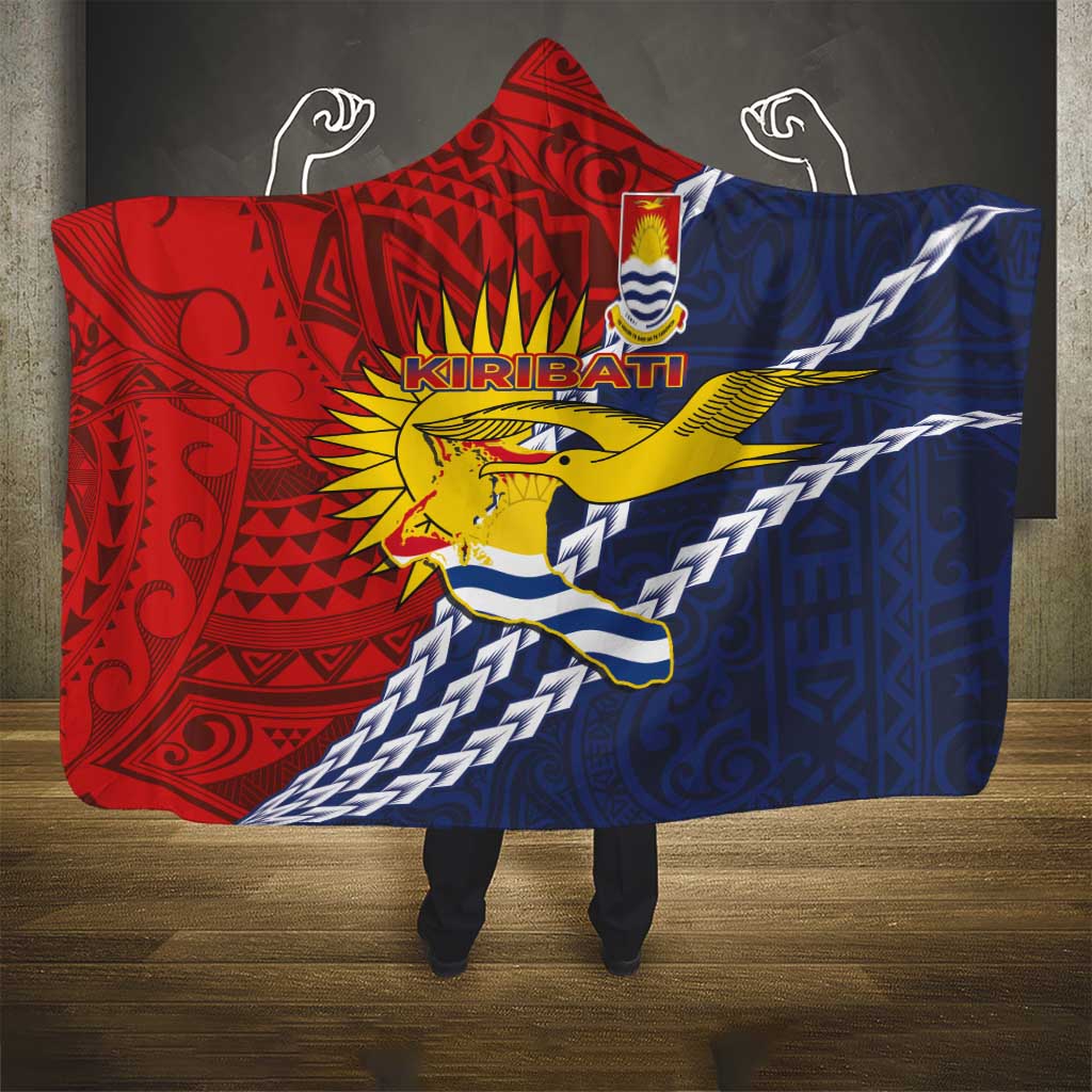 Kiribati Independence Day Hooded Blanket Polynesian and Melanesian Art Tattoo LT03 - Polynesian Pride