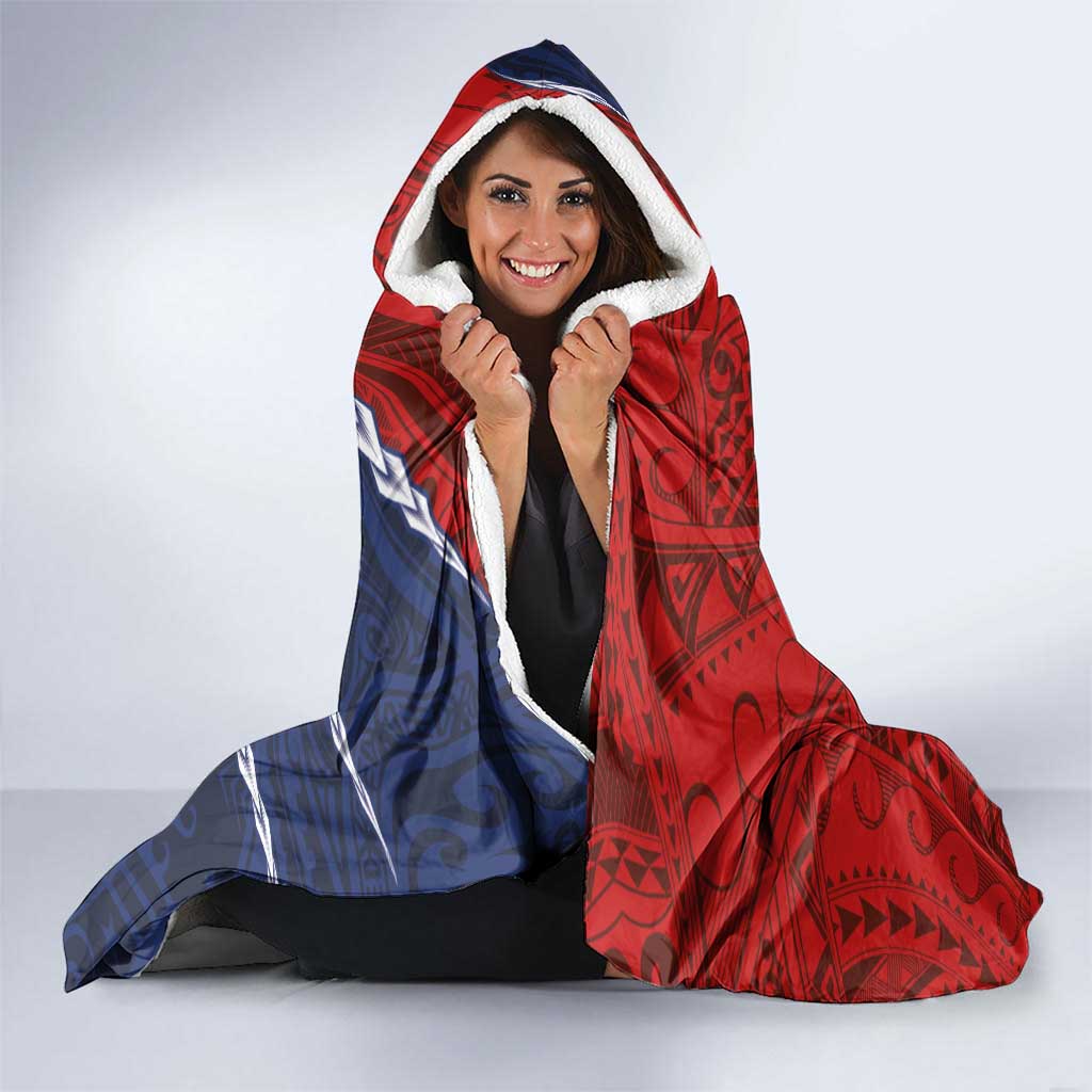 Kiribati Independence Day Hooded Blanket Polynesian and Melanesian Art Tattoo LT03 - Polynesian Pride