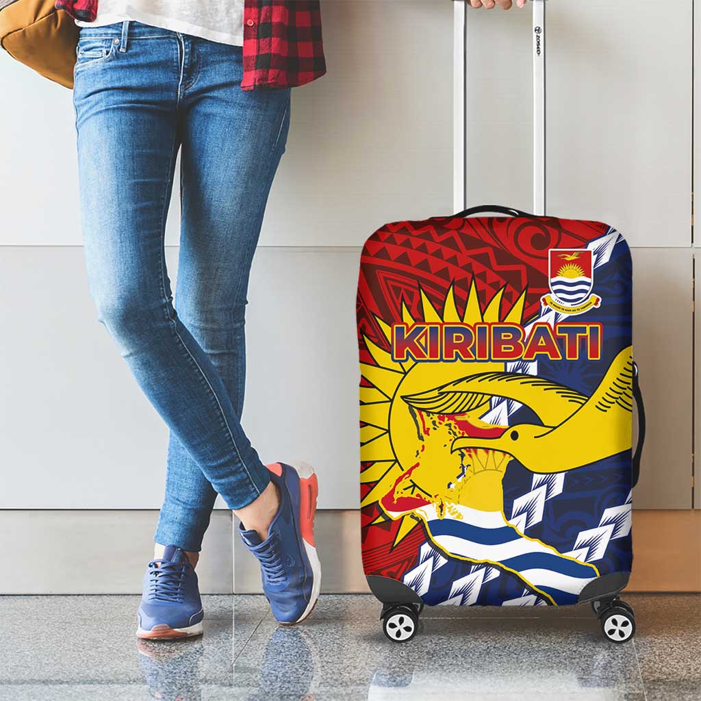 Kiribati Independence Day Luggage Cover Polynesian and Melanesian Art Tattoo