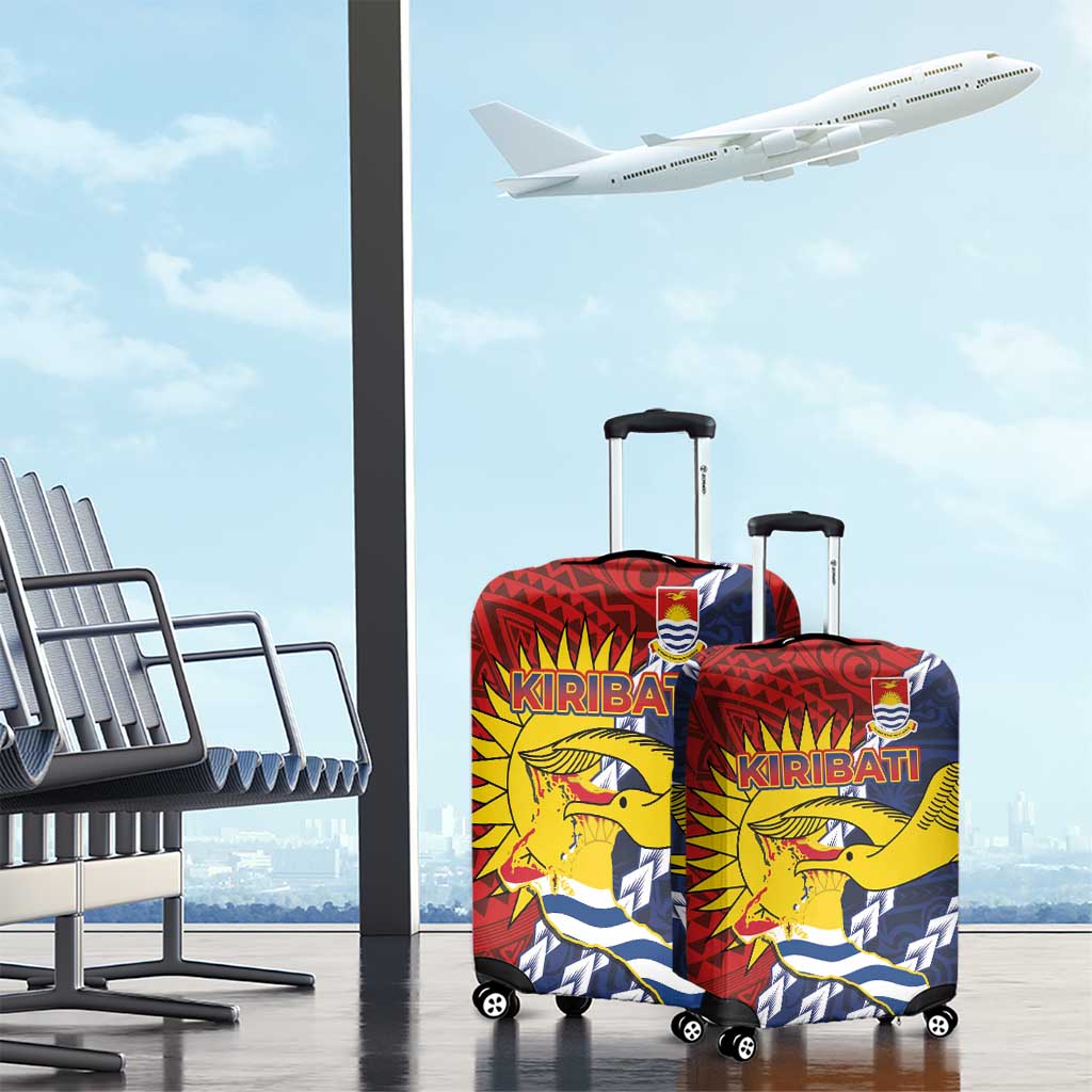 Kiribati Independence Day Luggage Cover Polynesian and Melanesian Art Tattoo