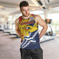 Kiribati Independence Day Men Tank Top Polynesian and Melanesian Art Tattoo LT03 Red - Polynesian Pride