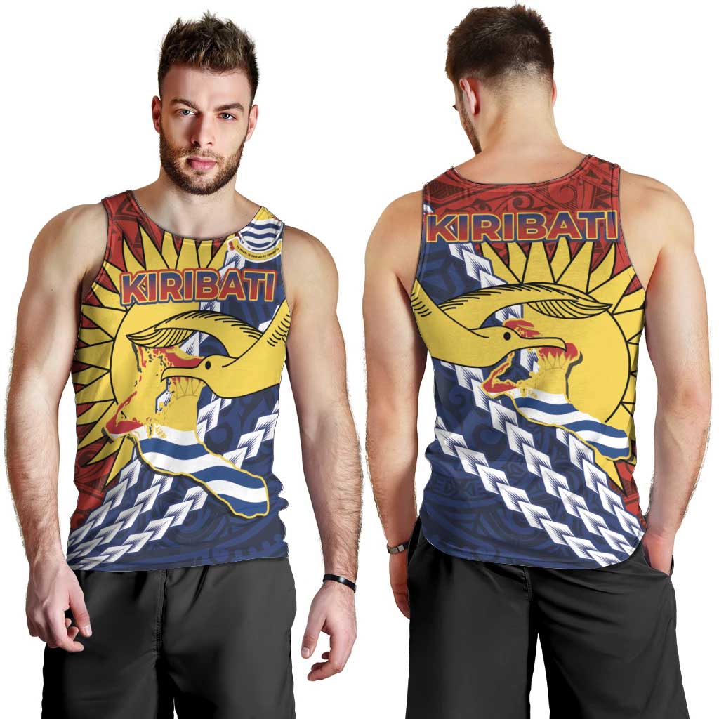 Kiribati Independence Day Men Tank Top Polynesian and Melanesian Art Tattoo LT03 - Polynesian Pride