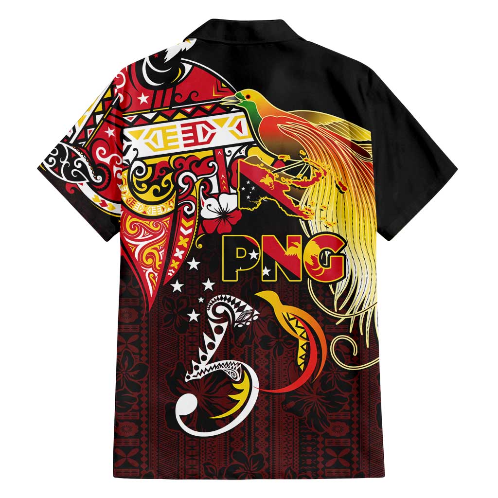 Papua New Guinea 2025 Family Matching Off Shoulder Maxi Dress and Hawaiian Shirt 50th Independence Day Anniversary LT03 - Polynesian Pride