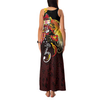 Papua New Guinea 2025 Family Matching Tank Maxi Dress and Hawaiian Shirt 50th Independence Day Anniversary LT03 - Polynesian Pride