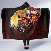 Papua New Guinea 2025 Hooded Blanket 50th Independence Day Anniversary LT03 One Size Red - Polynesian Pride