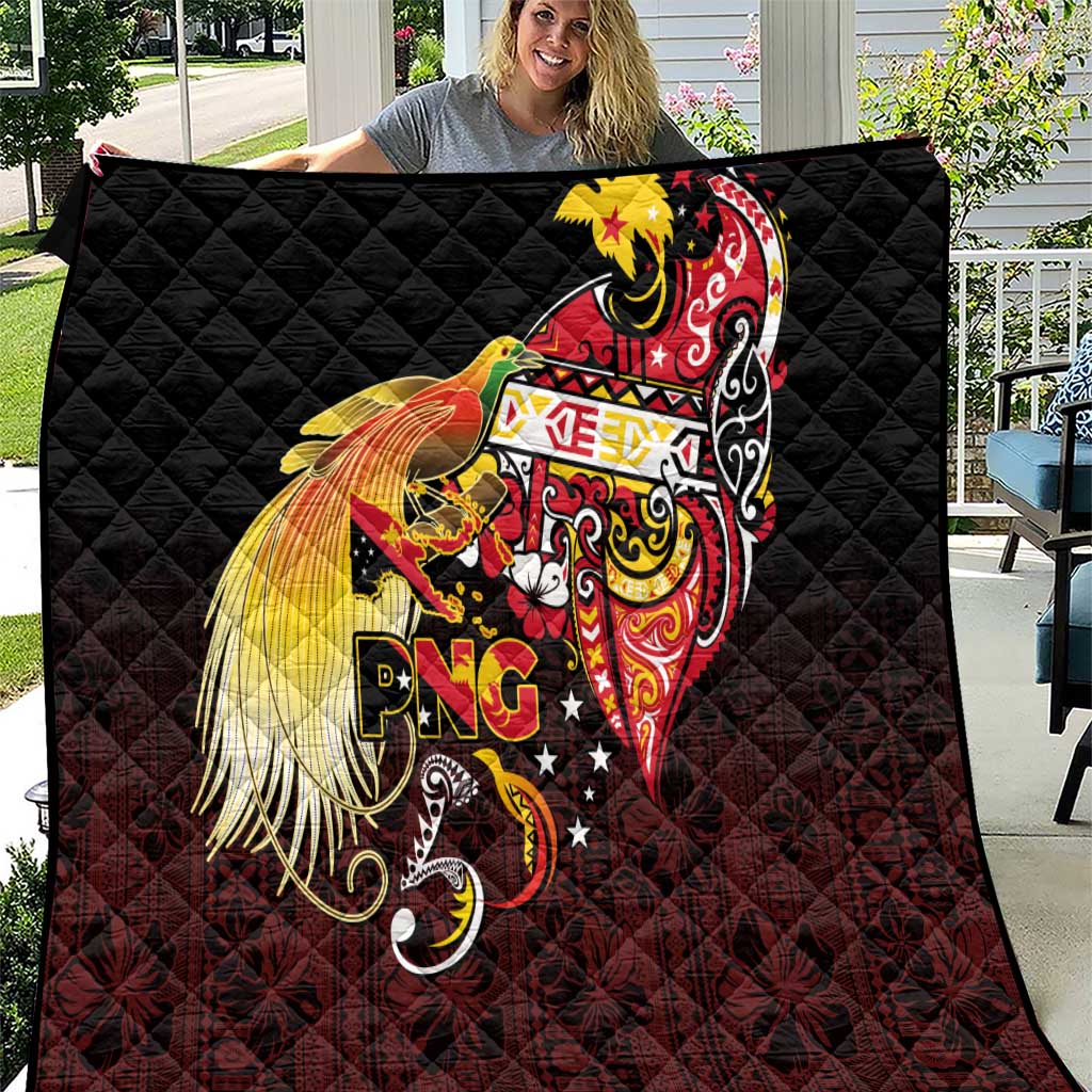 Papua New Guinea 2025 Quilt 50th Independence Day Anniversary LT03 Red - Polynesian Pride