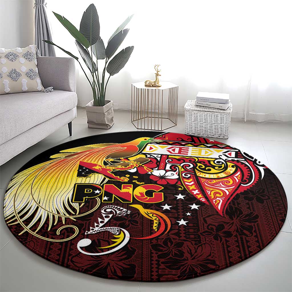 Papua New Guinea 2025 Round Carpet 50th Independence Day Anniversary LT03 - Polynesian Pride