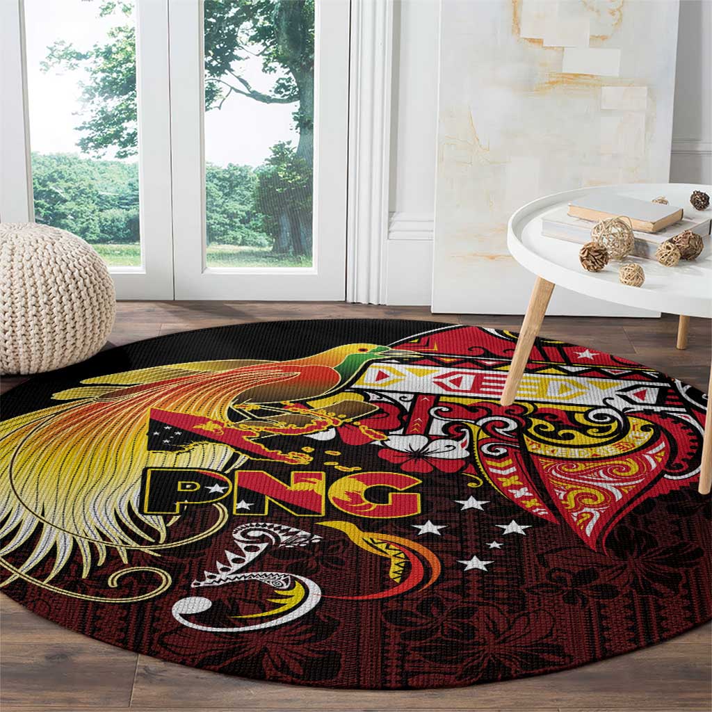 Papua New Guinea 2025 Round Carpet 50th Independence Day Anniversary LT03 - Polynesian Pride