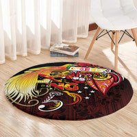 Papua New Guinea 2025 Round Carpet 50th Independence Day Anniversary LT03 - Polynesian Pride