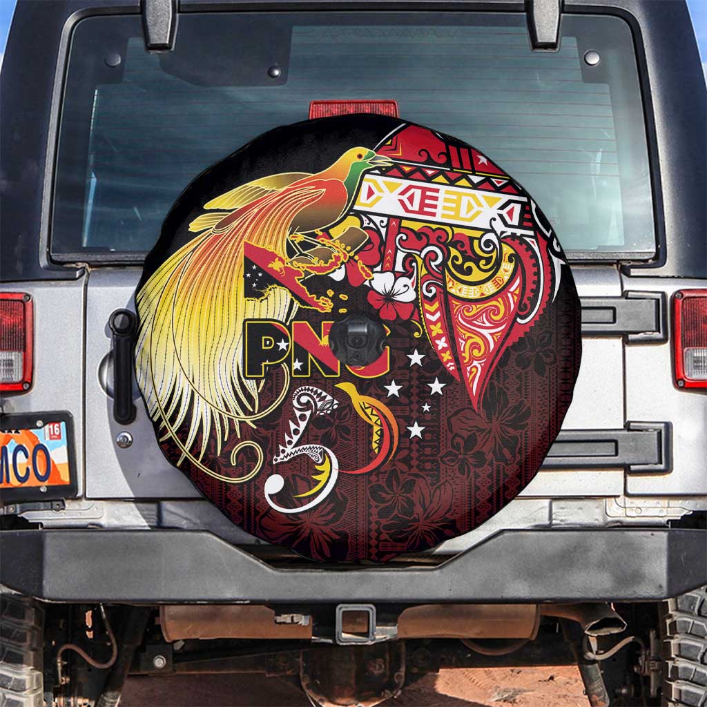 Papua New Guinea 2025 Spare Tire Cover 50th Independence Day Anniversary LT03 Red - Polynesian Pride