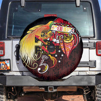 Papua New Guinea 2025 Spare Tire Cover 50th Independence Day Anniversary LT03 Red - Polynesian Pride