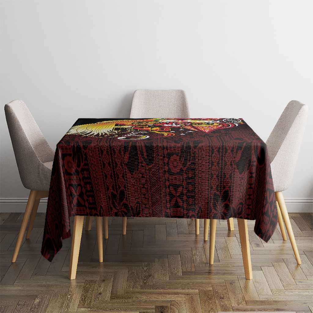 Papua New Guinea 2025 Tablecloth 50th Independence Day Anniversary LT03 - Polynesian Pride