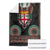 Fiji Coat of Arms Traditional Dashiki Blanket Tapa Art and Palm Leaves Pattern Black Color - Polynesian Pride